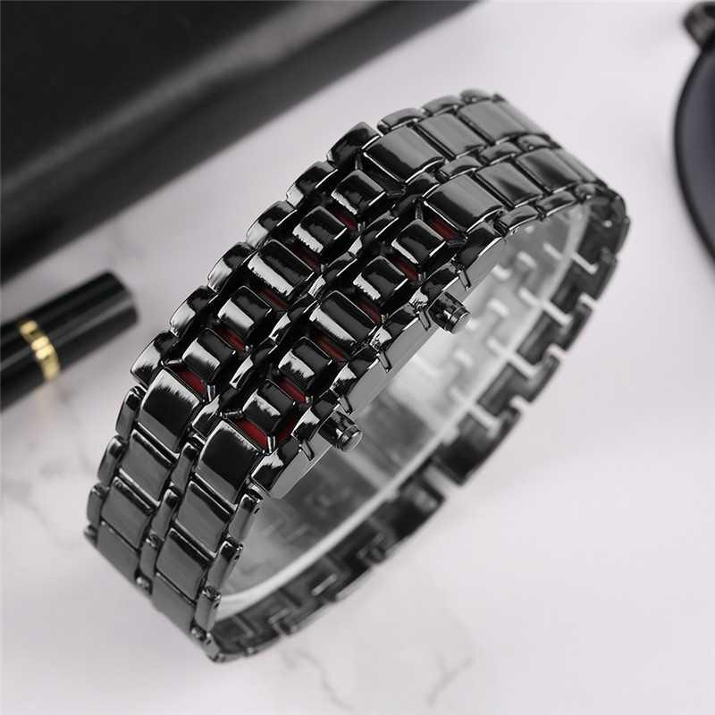 Tiktak Jam Tangan LED Digital Lava Chain Unisex - TK-4 3