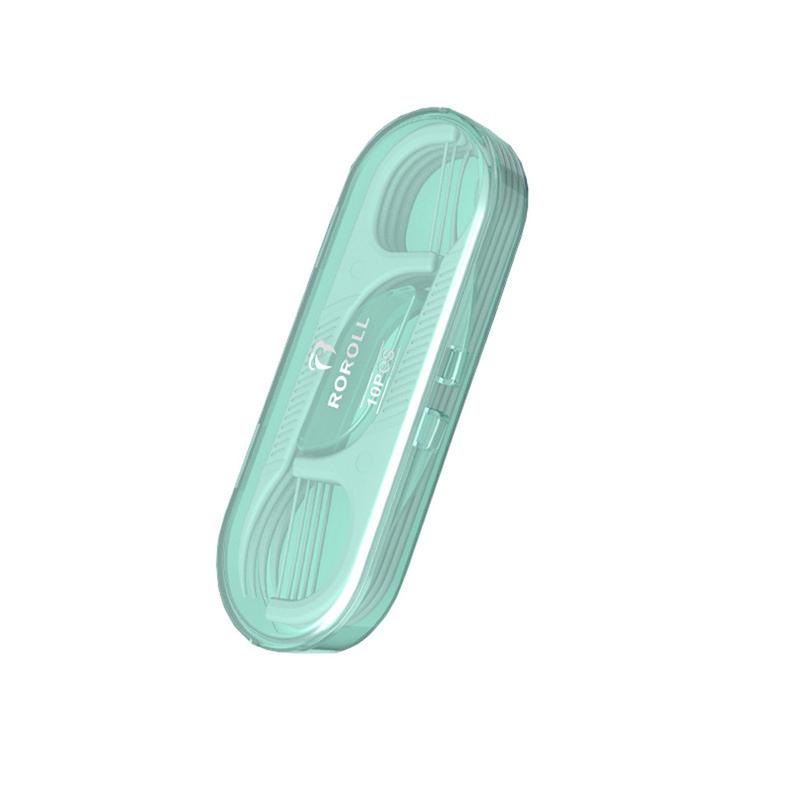 Bộ Tăm Chỉ Nha Khoa 10 Cái / Hộp, Tăm Chỉ Nha Khoa Cầm Tay Bao Gồm Tăm Và Dụng Cụ Lấy Răng 7