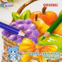 Gambar GREEBEL Pensil Warna 12 Warna Half Tom & Jerry - Half Colour Pencil 312 dari GREEBEL Kota Administrasi Jakarta Barat 2 Tokopedia