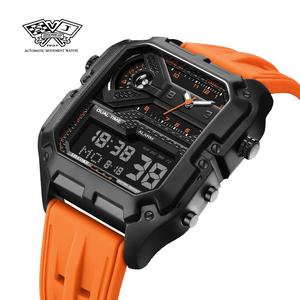 นาฬิกาผู้ชาย กีฬาเอนกประสงค์ สามการเคลื่อนไหว อินเทรนด์ กันน้ำ เรืองแสง ระดับไฮเอนด์ สมาร์ท ขายส่ง SVJ