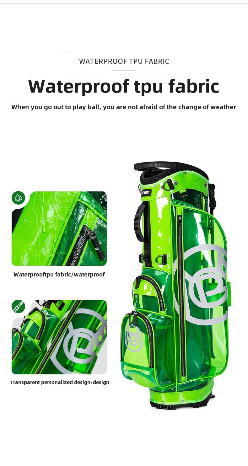 Product Introduction of [PGM] New Golf Bag Stand Bag Unisex Lightweight Club Bag Korean Style Transparent Golf Bag QB131 10