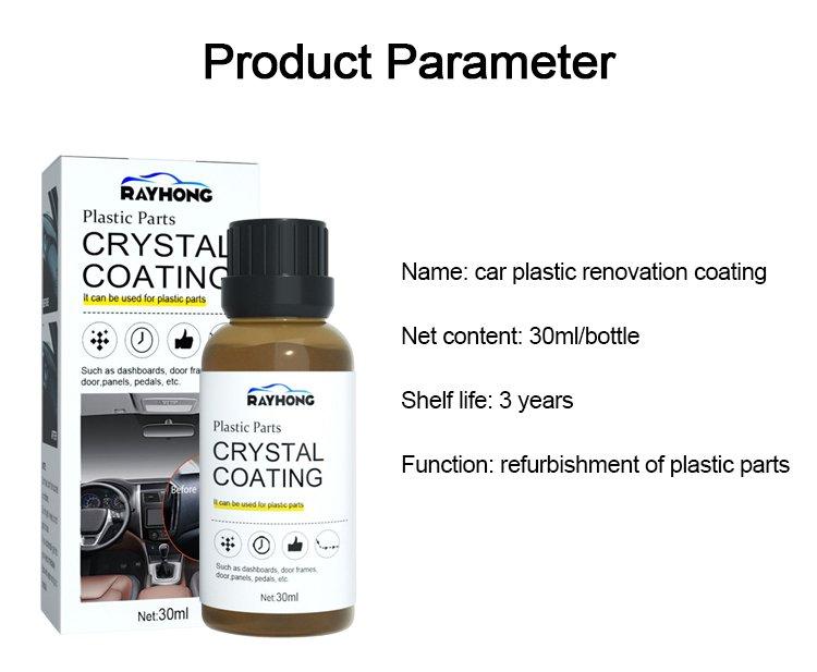 Product Introduction of Automotive Plastic Refurbishment Coating Dashboard Polishing and Interior Cleaning 7