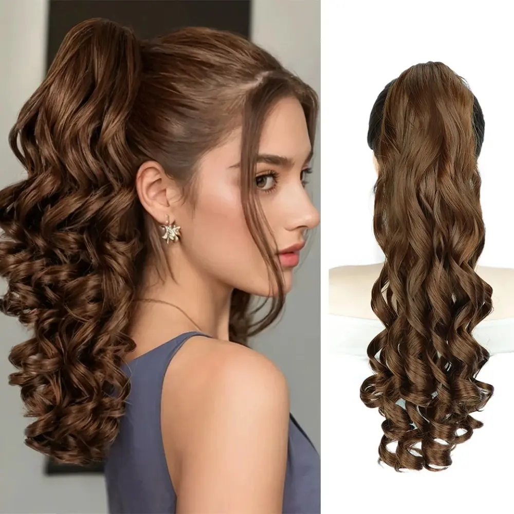 Aksesori Rambut, Sambungan Ekor Kuda, Klip Kuku, Rambut Palsu Ekor Kuda ...