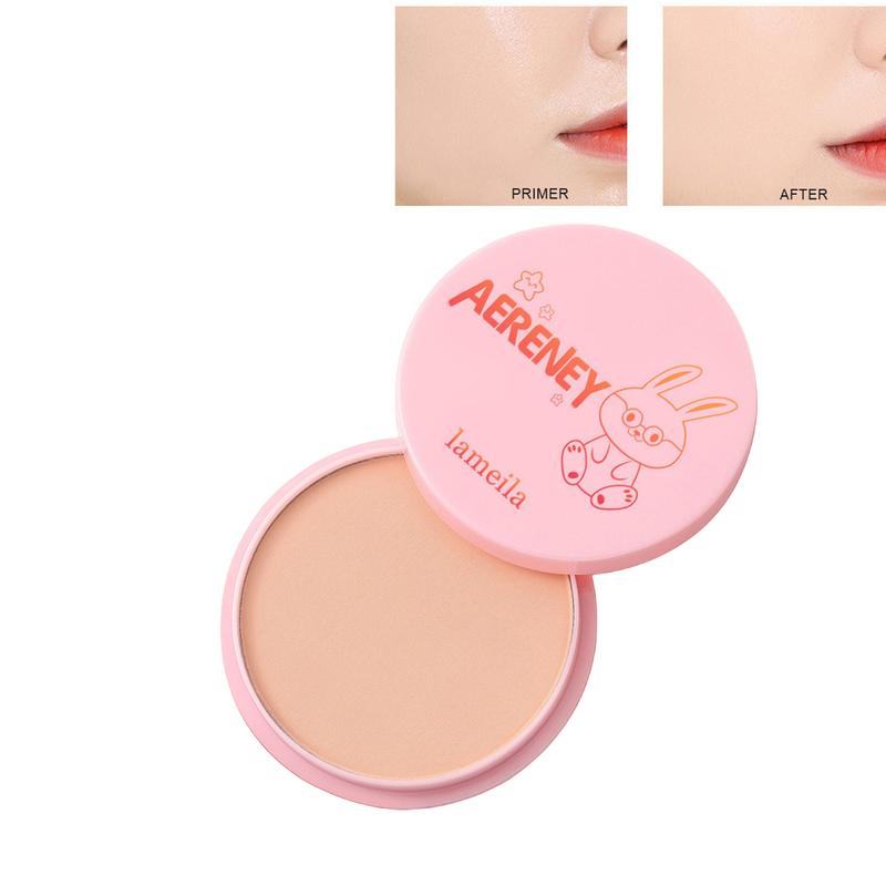 Phấn Phủ Dạng Nén, LAMEILA, Làm Trắng, Kiểm Soát Dầu, Không Thấm Nước, Độ Che Phủ Tự Nhiên, Phấn Kem Nền Dưỡng Ẩm, Thoáng Khí, Lâu Trôi, Che Khuyết Điểm Dạng Bánh
