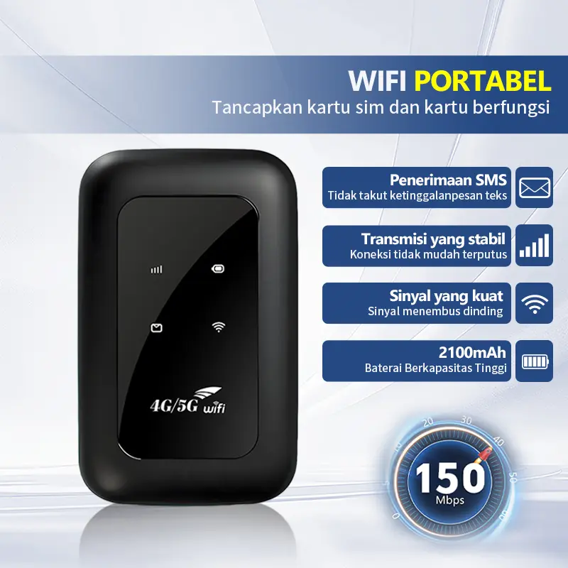 Jaringan nirkabel seluler WiFi portabel 2025 hotspot Internet rumah pita lebar baru WiFL portabel kartu Internet berkecepatan tinggi plug and play