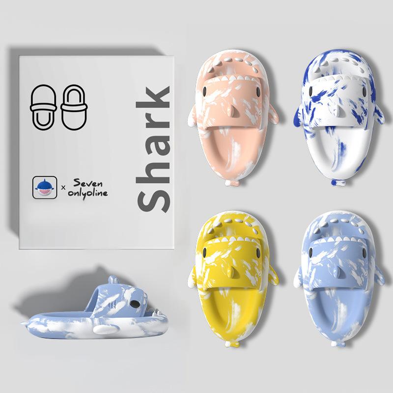Product Introduction of Greenland Sandal hiu dewasa/ Sandal Wanita Lucu Baby Shark Korea/ Sandal slop wanita pria/ Sandal slop Shoes Sendal Selop HSN606 Karet Jelly 27