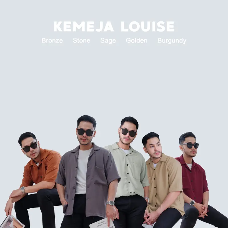 Dmd Apparel - LOUISE SHIRT kemeja pria  casual by Paperman 8