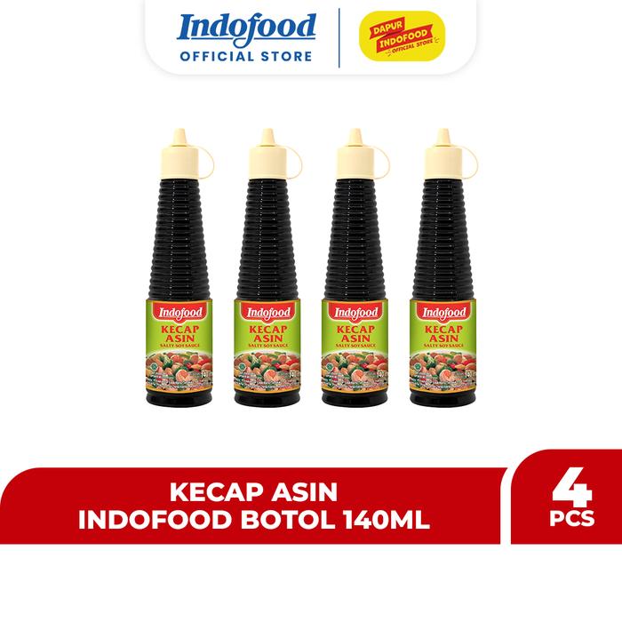 Gambar 4 PCS - Kecap Asin Pet 140 ml - Spesifikasi dari Rumah Indofood Kota Administrasi Jakarta Timur Tokopedia