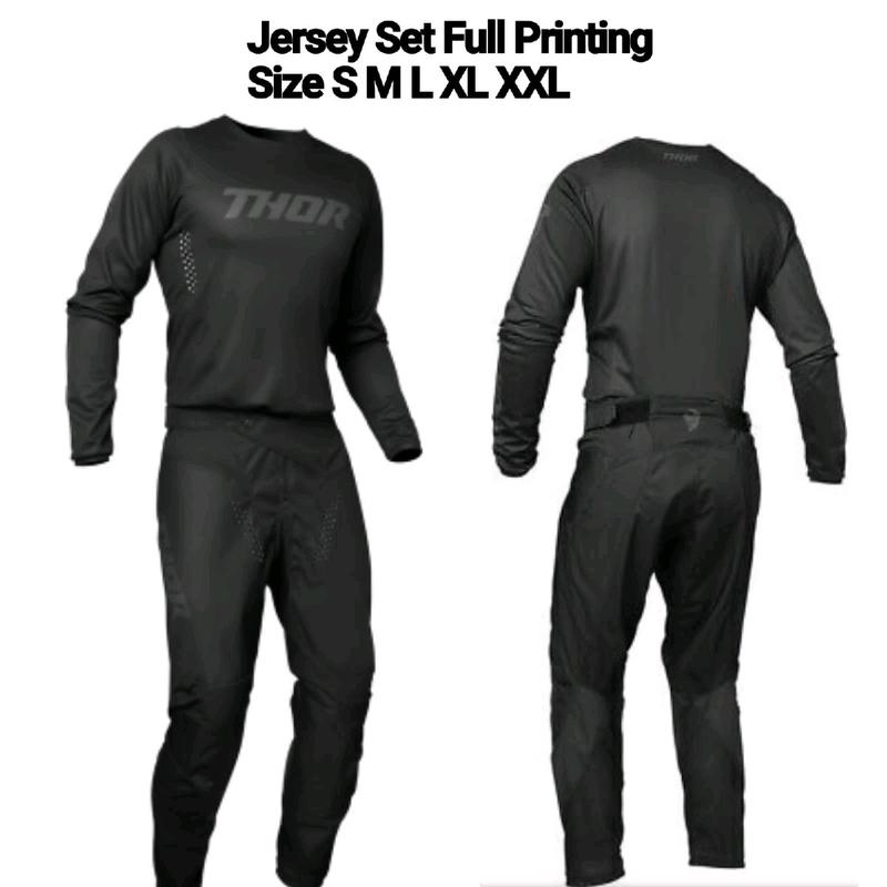 Setelan Motocross, Setelan Trail Full Printing Uniseks 0