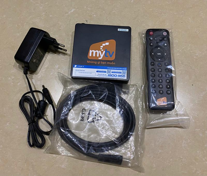 Set-top-Box MyTV SmartBox 2 ATV MyTV Remote có giọng nói Điều Khiển chính hiệu Tivi box Android