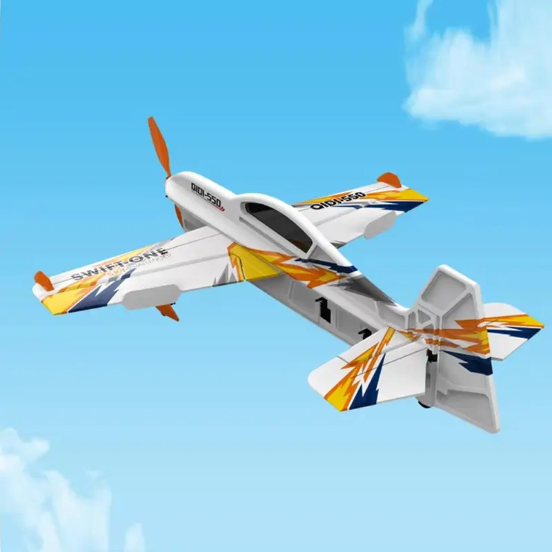 RC Aircraft, 2.4G Remote Control Aircraft, 3D Stunt Glider EPP Foam Brushless Motor Remote Control Aircraft Model Toy, Birthday Gift 6