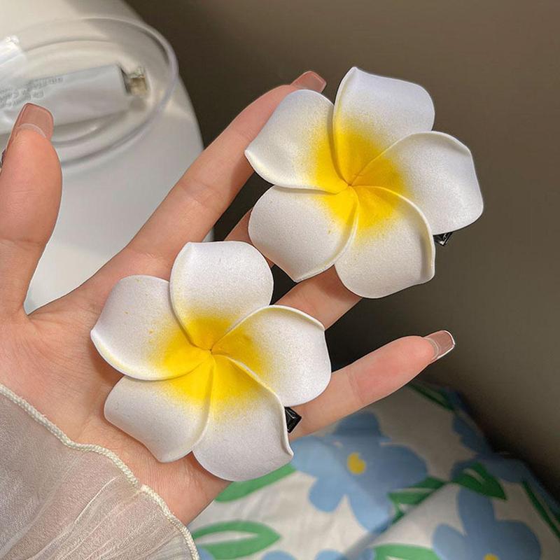 Product Introduction of Kẹp Tóc Hoa Trứng, 7CM, cài tóc, Hoa Chụp Ảnh Đi Biển, Hoa Cưới Nhân Tạo, Có Cạnh, N8F6 28