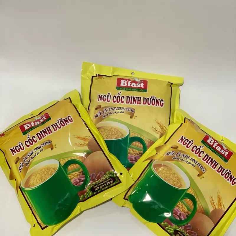 Combo 3 bịt Ngũ Cốc Dinh Dưỡng B’fast( 20 gói x 25gram) Hạt Ngũ Cốc Thức Ăn Granola Food 1