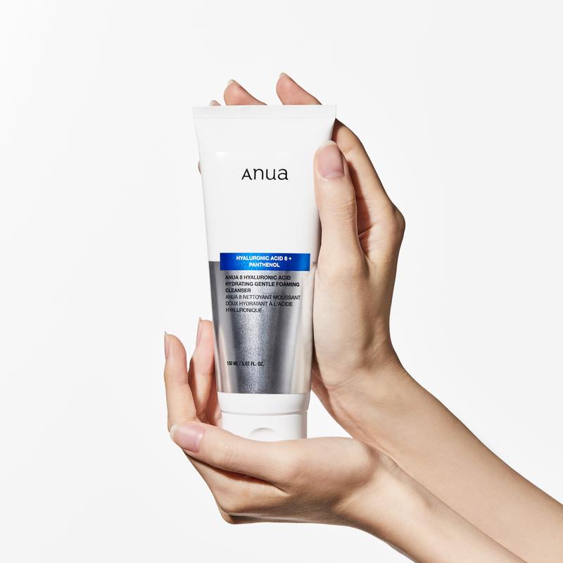 Anua 8 Hyaluronic Acid Hydrating Gentle Facial Foaming Cleanser 150ml Face Wash Skincare 1