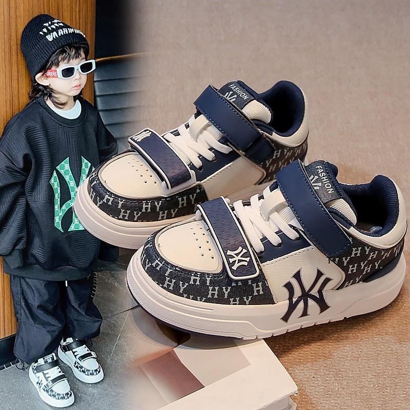 Product Introduction of Children Sneakers for Boys 2024 Spring Auumn New Fashion Korean Style Soft Bottom Trend Breathable Non-slip School Sports Shoes 8