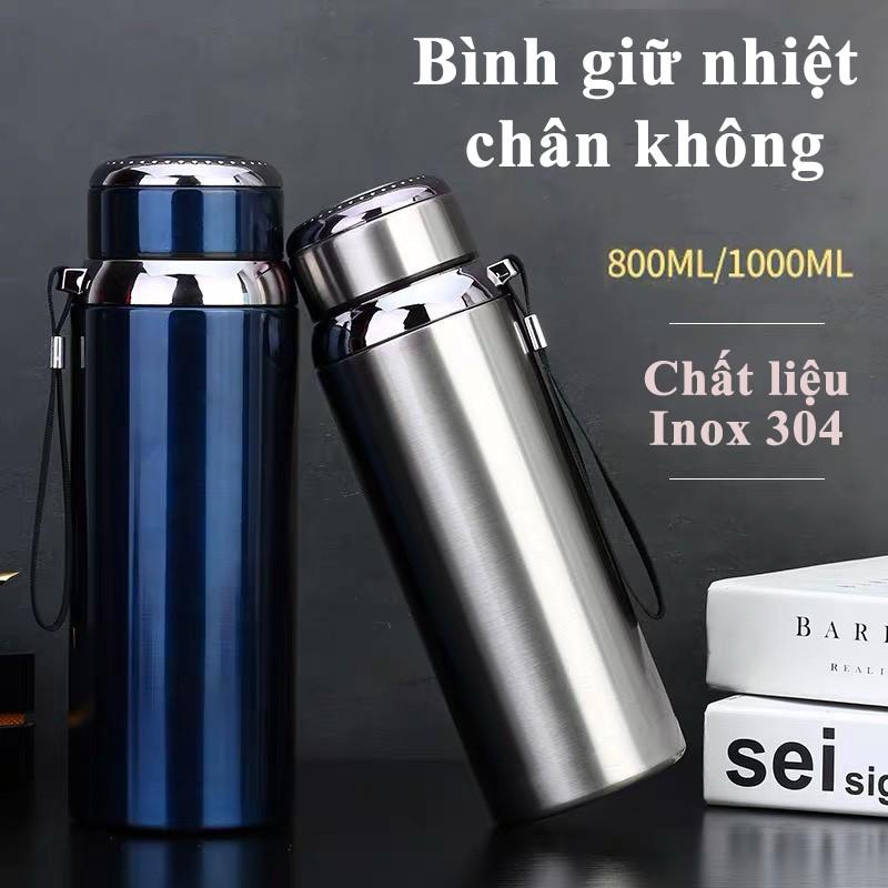 MẪU HOT 2024 Bình giữ nhiệt 1 LÍT INOX SUS 304 kiểu dáng thể thao nắp đính kim cương có tấm lọc trà Giữ Nhiệt Lên Đến 30 Tiếng