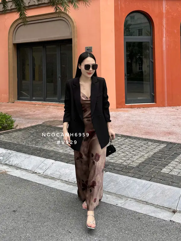 Ngocanh6959 A714 Áo blazer khoác nữ Quảng Châu phong cách tiểu thư sang trọng Hàn Quốc 7