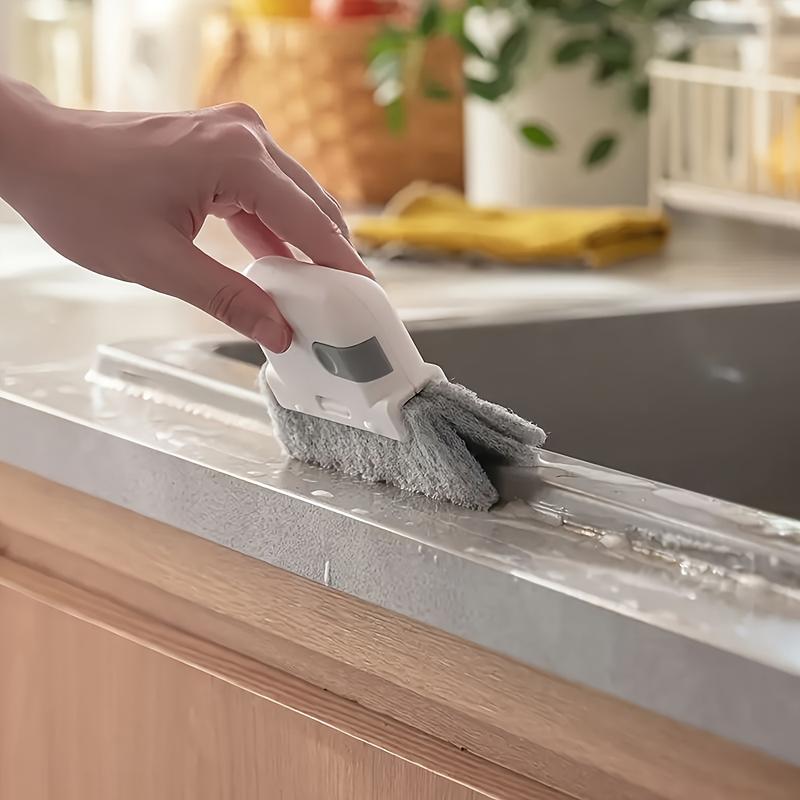 Bàn Chải Làm Sạch Đường Ray Cửa Và Cửa Sổ, Dễ Cầm Nắm, Có Thể Tái Sử Dụng, 1 Cái, Dụng Cụ Làm Sạch Rãnh Bằng Nhựa Bền, Thích Hợp Cho Nhà Bếp, Phòng Tắm Và Phòng Khách Lý Tưởng Cho Khoảng Cách Và Khung Nhỏ Không Cần Điện 7
