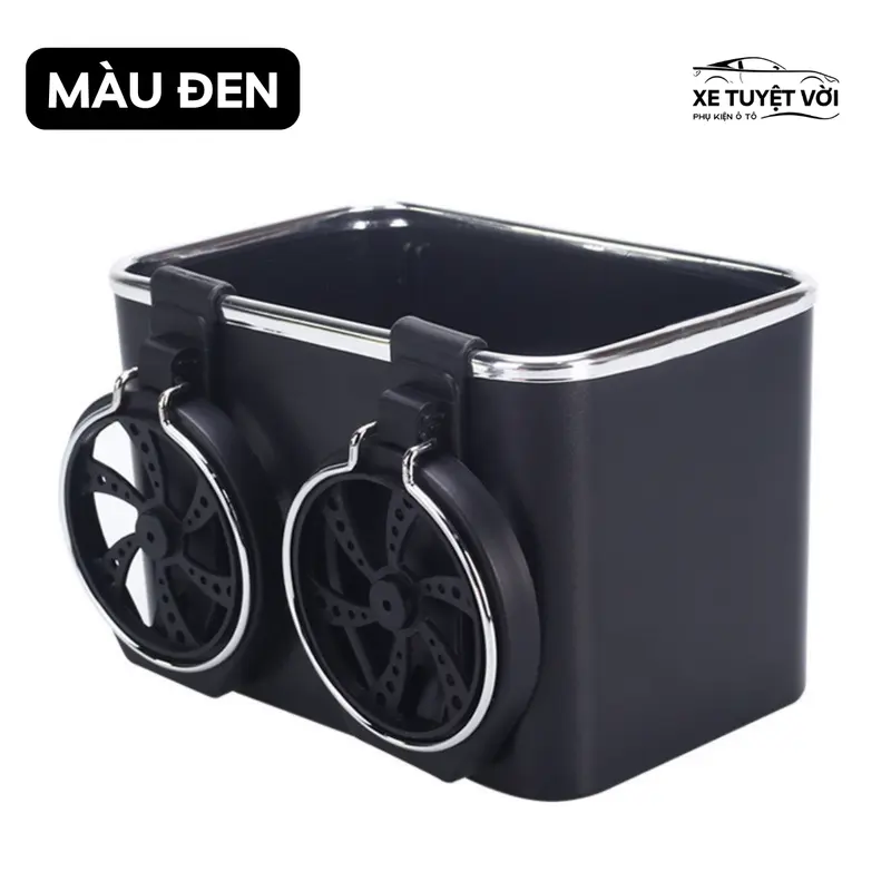Hộp Đựng Khăn Giấy Kết Hợp Giá Để Cốc Ô TÔ Đa Năng, Hộp Chứa Đồ Bệ Tỳ Tay Xe Hơi; Phụ Tùng Nội Thất Ô Tô 6