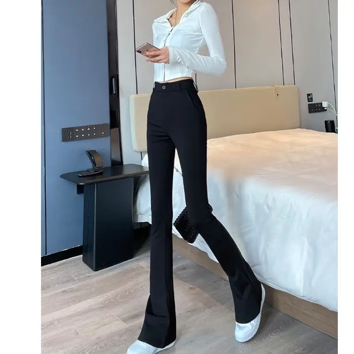 Quần Dài Ống Bass 1 Cúc Dây Kéo Chất Cotton Umi Loại 1 1