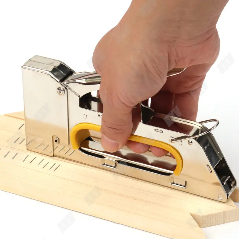 Stapler Tembak Cekrekan Pengokot Hekter Gun Tacker Guntacker Staples Sofa, Staples Jok Stepler Motor, Kursi, dll 2