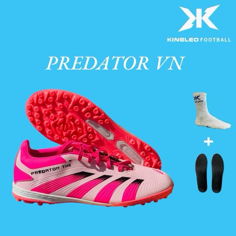 [ Xả Kho Tặng Tất ] Giày Đá Bóng Predator Đế Đệm Khâu Đế Tặng [ Tất, Túi Rút] Sneaker Sport Đá Banh Giày Thể Thao Cao Su 2