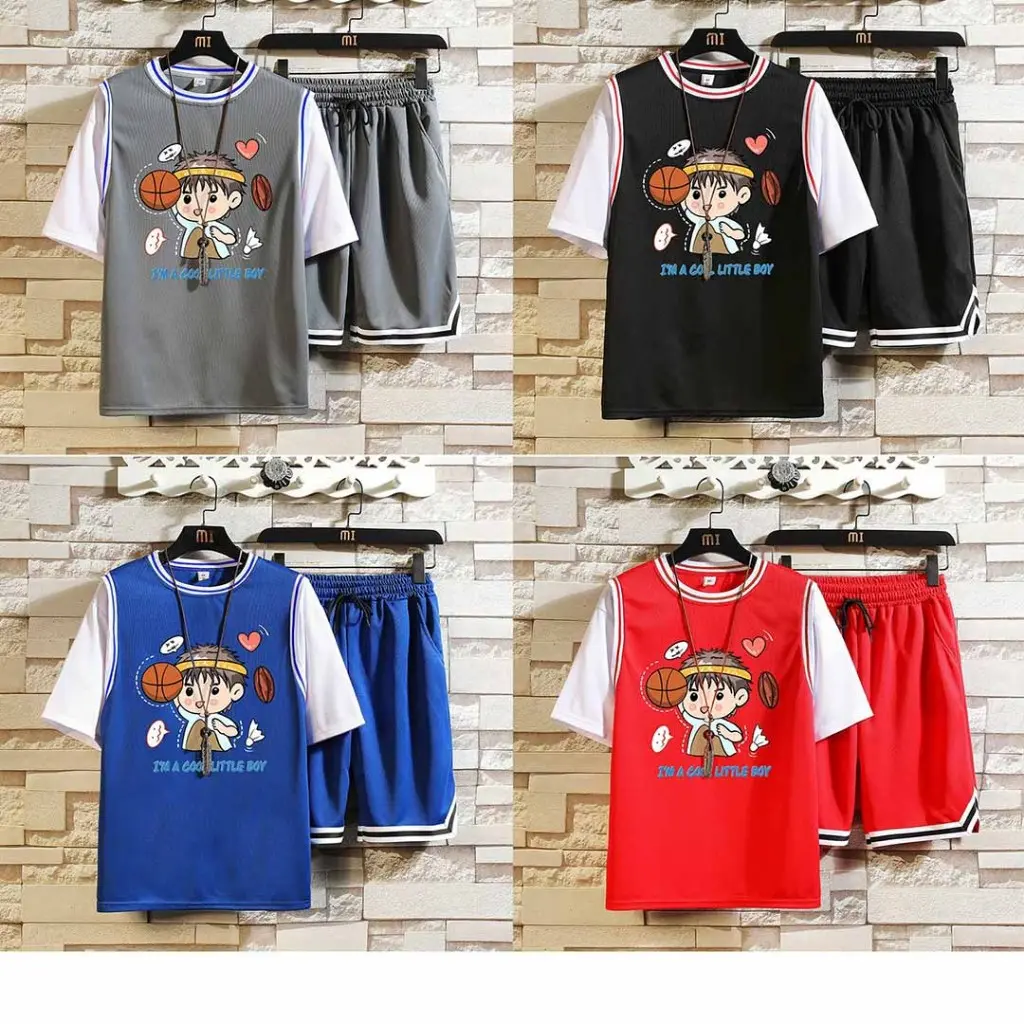⚡ MẶC LÀ THÍCH ⚡ Bộ Đồ Thể Thao - Quần Áo Mặc Nhà Mùa hè Nam Nữ Unisex phối màu loang tầm mây Cao Cấp mẫu mới 2024 Thun Menswear