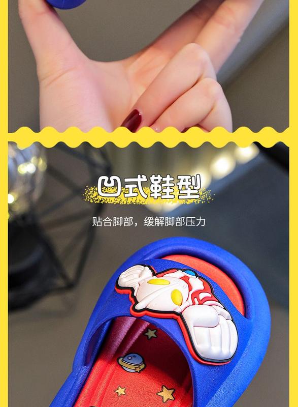 Product Introduction of Children's Slippers Boys Home Bathroom Non-Slip Shit Feeling Boys Baby Sandals 22