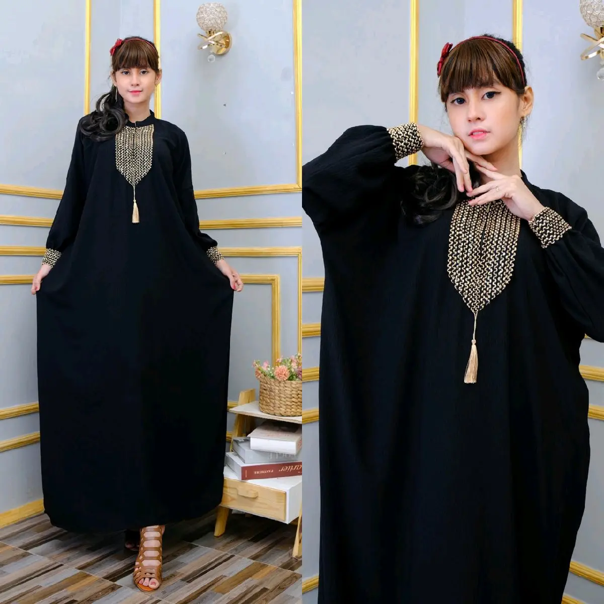 KAFTAN RENDA SULTAN CRINKLE LD 140cm