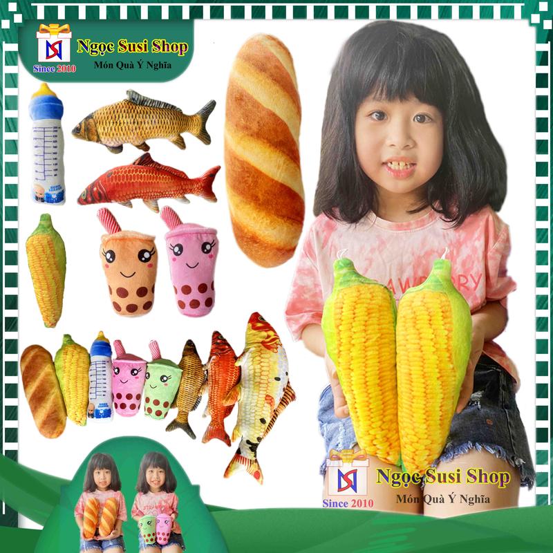 Product Introduction of THÚ NHỒI BÔNG 3D BÁNH MÌ TRÀ SỮA BÌNH SỮA TRÁI BẮP SIZE NHÍ CHO BÉ - GẤU BÔNG 3D SIZE NHÍ Thú Bông Đồ Chơi Toy Phát Nhạc 42