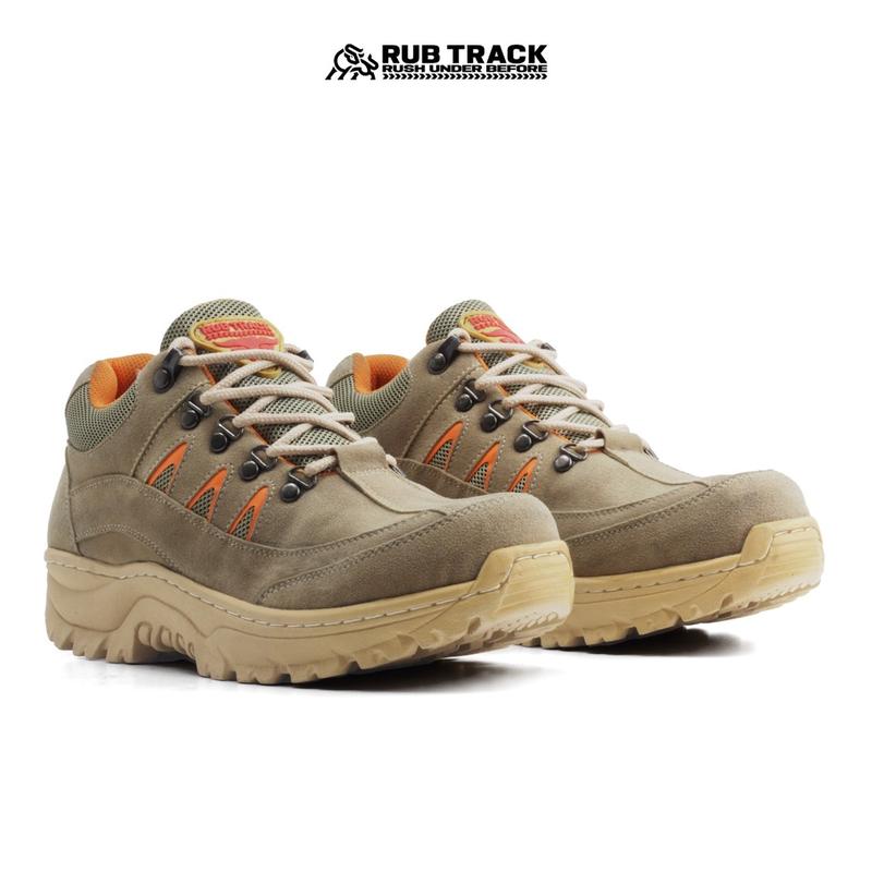 Product Introduction of sepatu safety pria ujung besi double suede cream tan brown boots karet sepatu Kerja Shoes Hitam Black 15