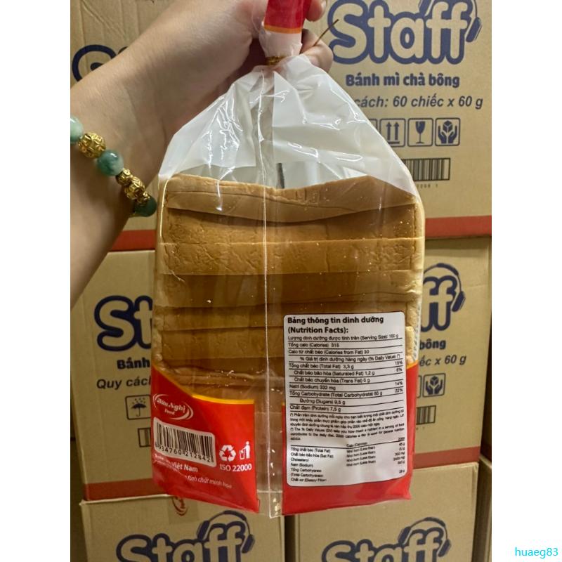 huaeg83 Bánh mì sandwich Staff 275g có sẵn sll 4