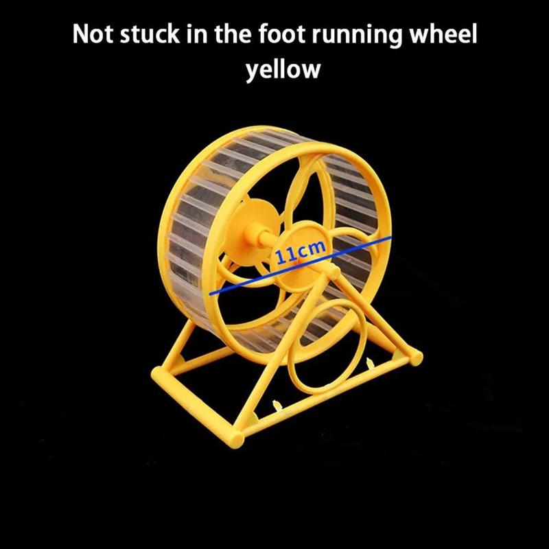 Product Introduction of 1pc Hamster Non-snagging Running Wheel Hamster Silent Relief Running Hamster Stress Wheel Toy Z3C7 24