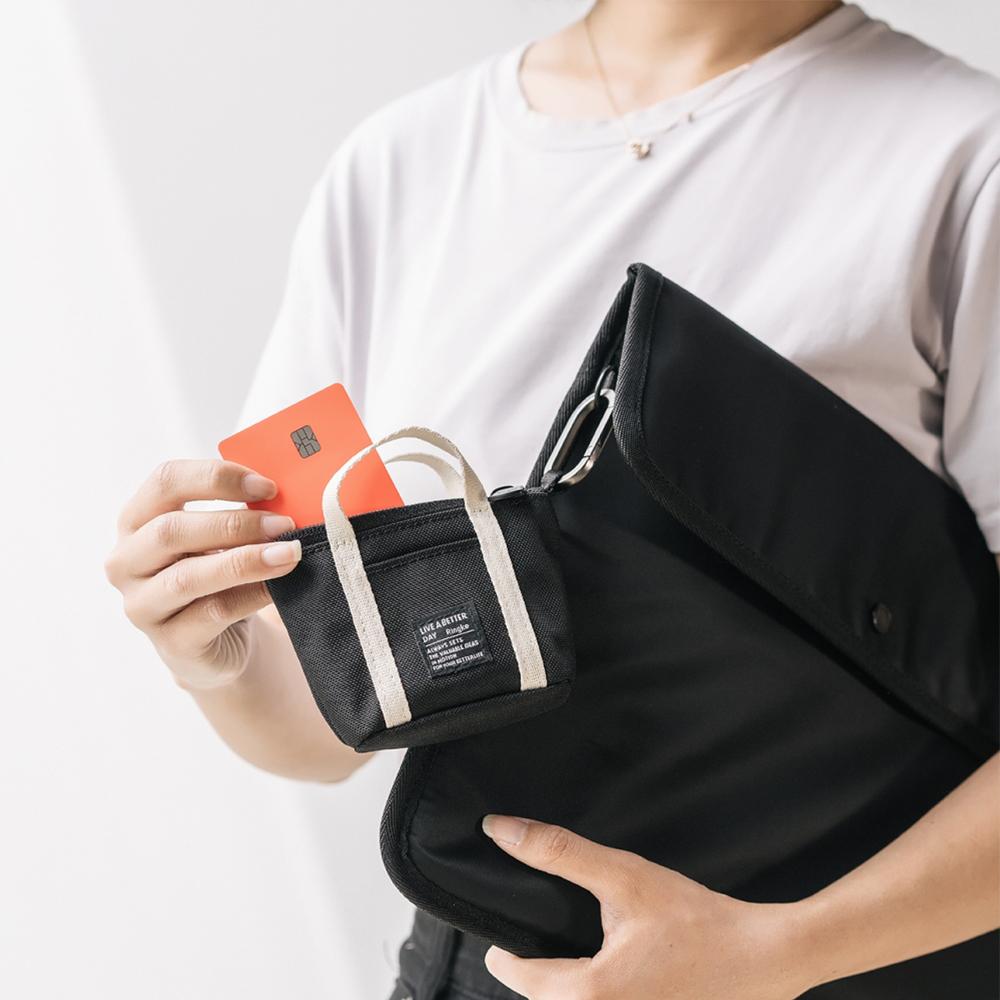 Ringke Hand Bag For Earphone Mini Pouch Card Storage Clutch Wallet Dompet