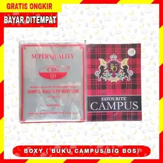 Sampul Buku Plastik CHG BHG Quarto Boxy LKS dan Folio 1 PACK ISI 50PCS 2