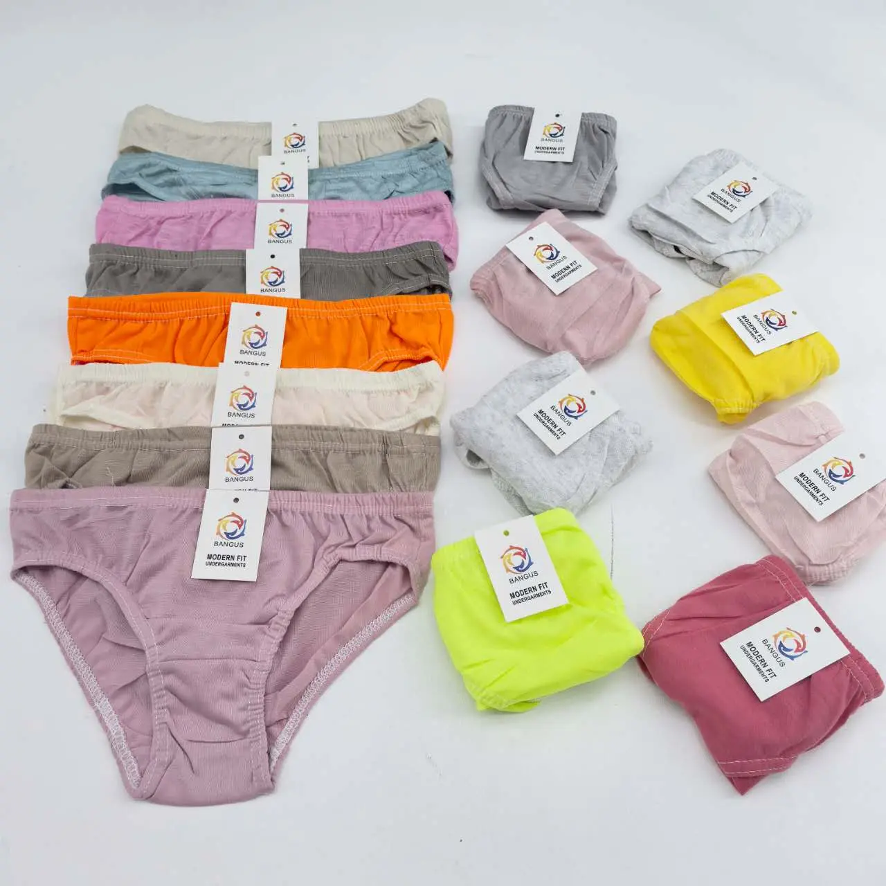 COD12/6PCS BANGUS Panty Underwear plain style for ladies UNDERWEAR