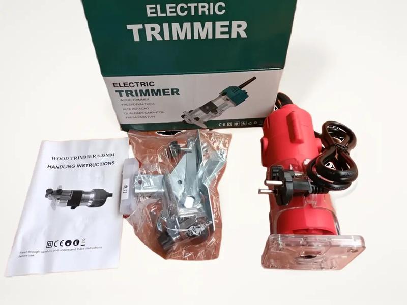  Máy phay gỗ cầm tay mini Công xuất 800w kèm phụ kiện Động cơ lõi đồng 