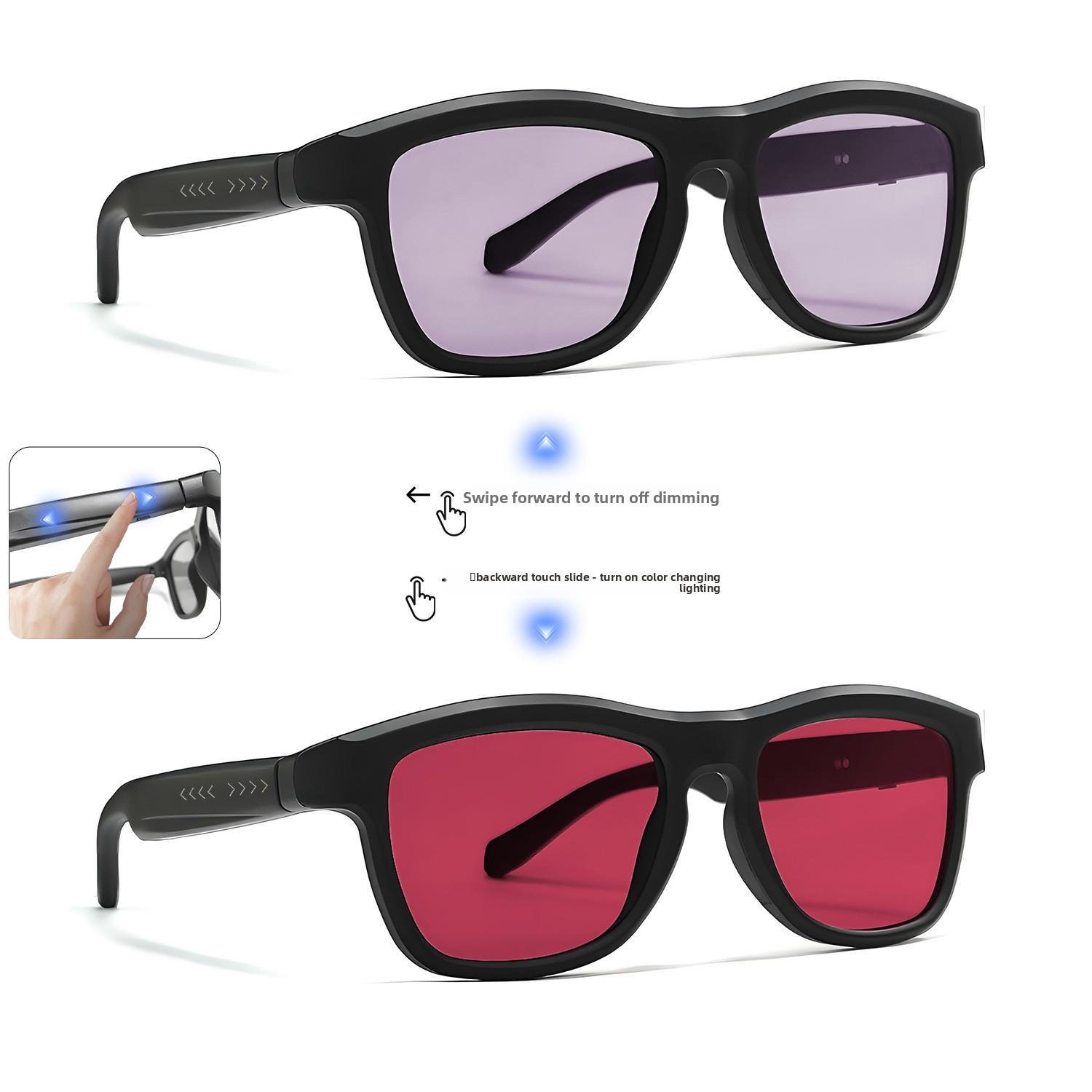 Smart Color-changing AI Bluetooth Anti-blue Light Sunglasses Can Translate Calls, Listen To Music, and Remotely Control Photos