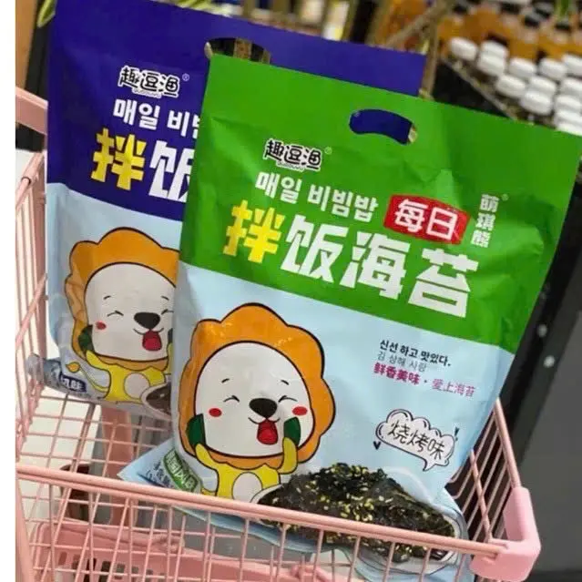 Combo 2 va 4 bịch rong biển sư tử .rong biển vụn rắc cơm.rong biển