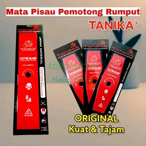 Pisau Mesin Potong Rumput Tanika Ori - Mata Pisau Pemangkas Rumput - 450x90x25,4mm, TANIKA