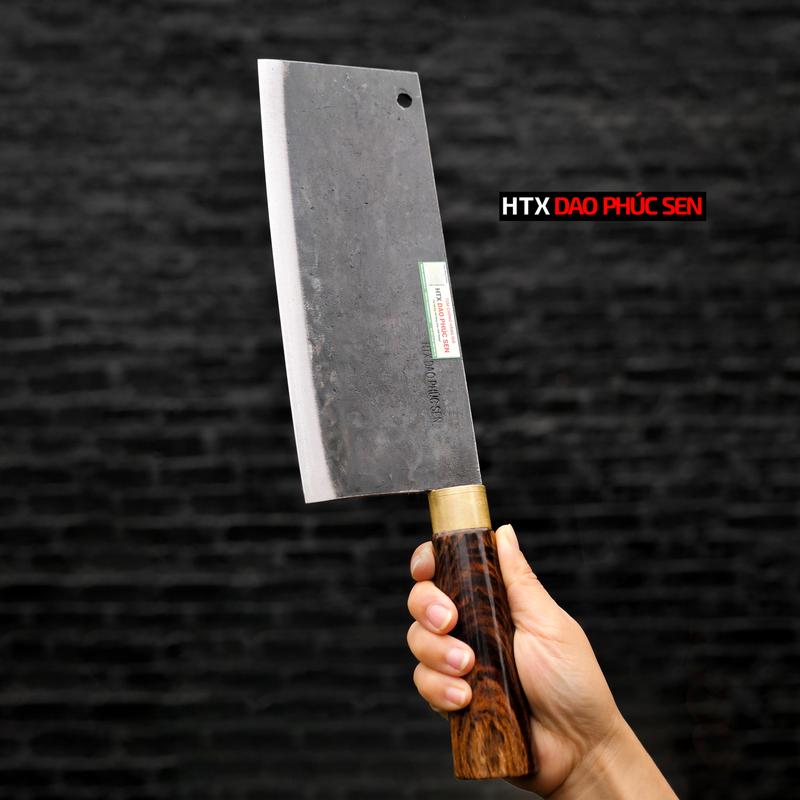 Dao Chặt Gà thép nhíp xe 500g G05D HTX DAO PHÚC SEN