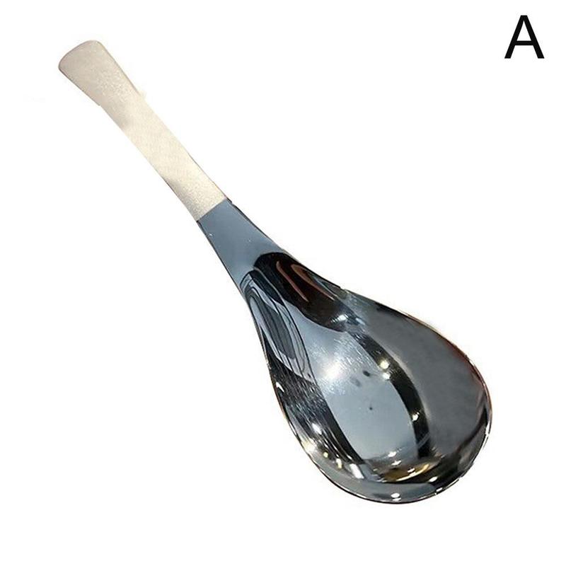 Product Introduction of New Korean Stainless Steel Thickening Spoon Creative Long Handle Hotel Hot Pot Spoon Soup Ladle Home Kitchen Essential Tools 5