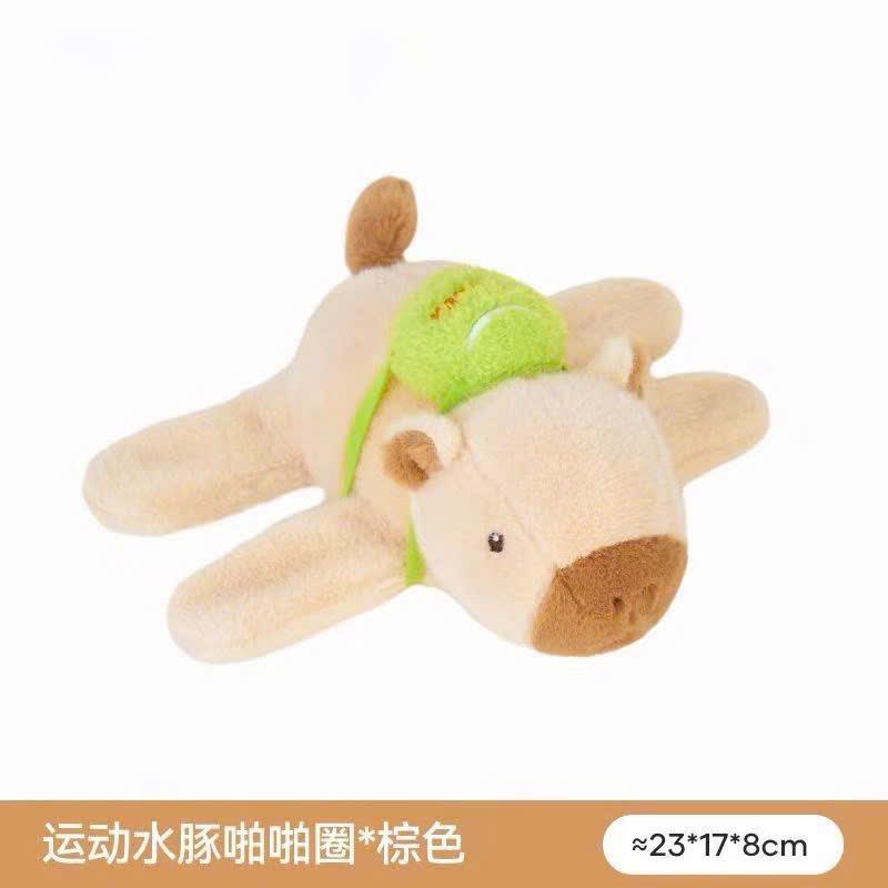 Bighsm Capybara Clap Vòng Tròn Đồ Chơi Slap Snap Quấn Dây Đeo Tay 4