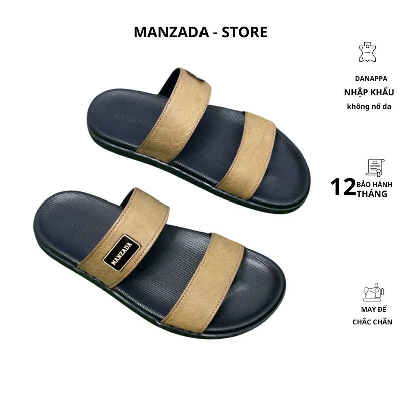 Dép lê hai quai đã được khâu chỉ 2 bên quai với đế quai dép chất liệu da đế cao su đúc 2 lớp mặt dép được làm nhám đi thoáng mồ hôi chân  Nam DéP  Sandal Đồng Đế Bằng Jean Dép Sandal dép  nam cứng ship miễn phố boy