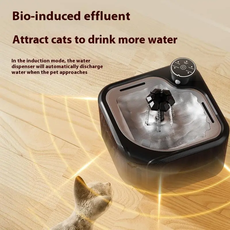USB Rechargeable Pet Water Dispenser, Automatic Circulation Pet Water Dispenser, Quiet Operation Pet Drinking Fountain, Pet Supplies 5