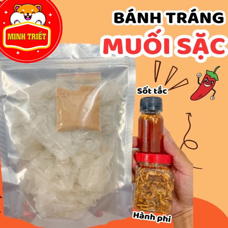 Bánh tráng phơi sương muối sặc siêu cay Nước Sốt Gia Vị Chua