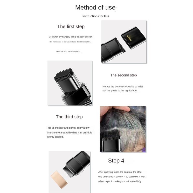 Product Introduction of New Waterproof Comb Hair Dye Sweat-proof Black Color 2 in 1 Instant Dye Easy to Use Hair Colouring Cream for Gray Hair Coverage 22
