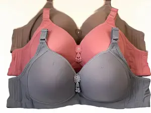 4pcs BH BRA JUMBO TANPA KAWAT CUP BESAR 128MS SIZE 36 38 40 42 44 46 48