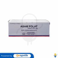 Gambar ASAM FOLAT NOVAPHARIN 400 MCG BOX 100 TABLET dari Apotek HAR Farma by GoApotik Kota Bekasi 2 Tokopedia