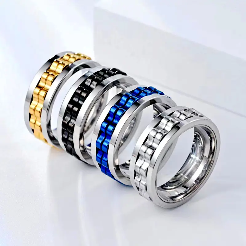 Personalized New Product Gear Rotating Ring, Fashionable and Stress ...